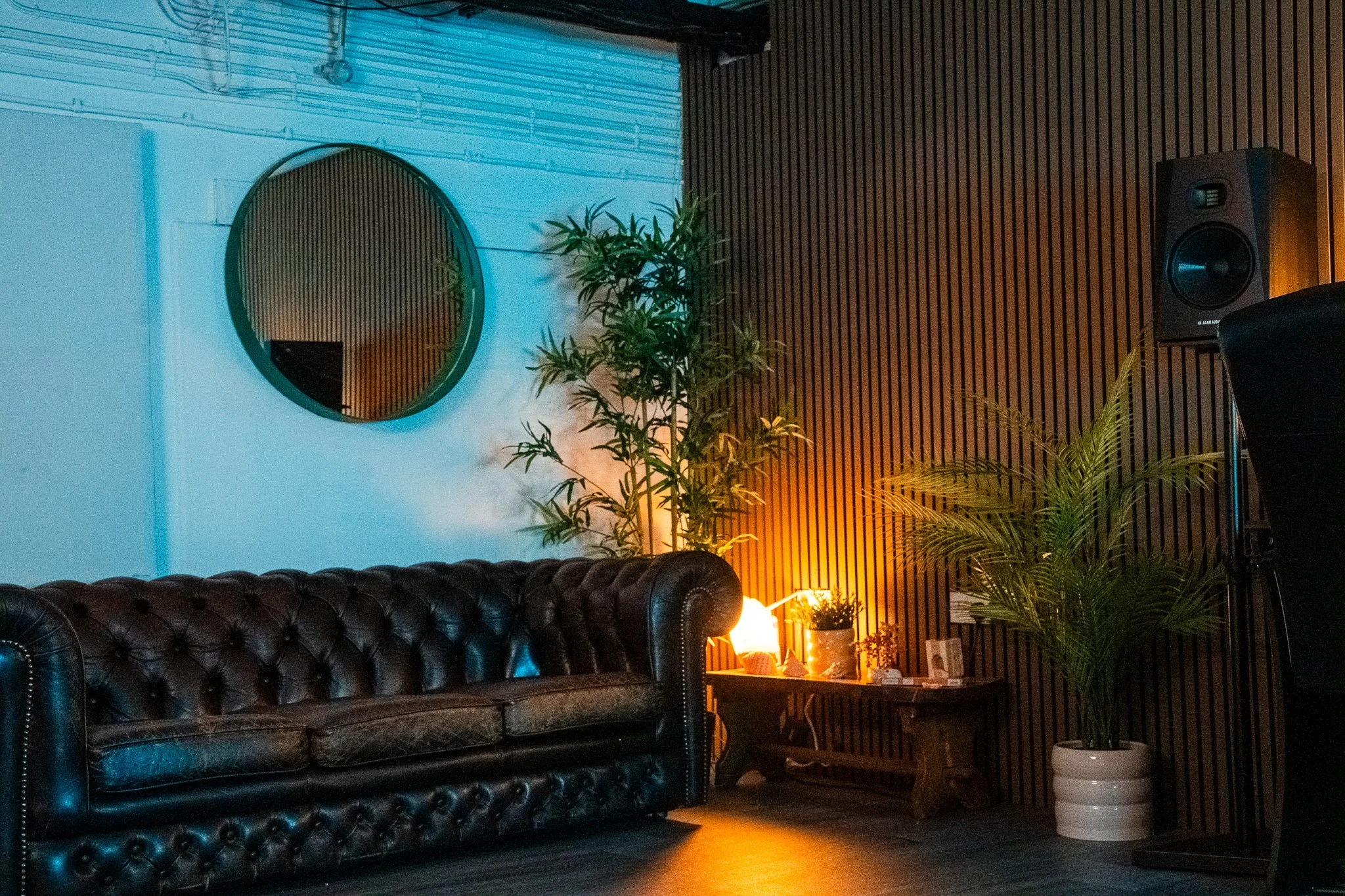 Recording studio lounge in Cardiff Bay